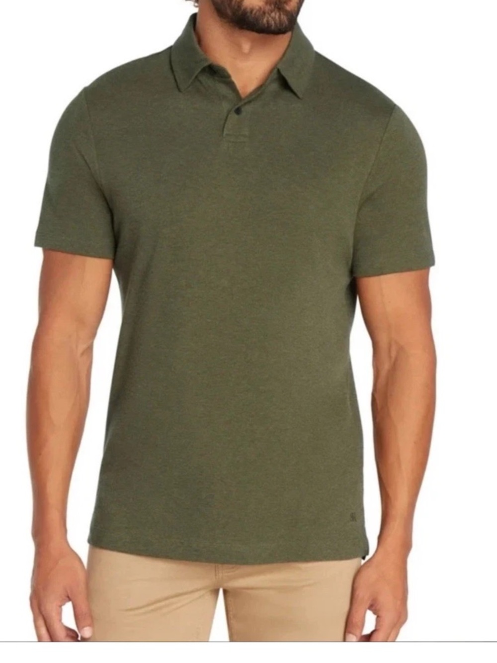 Banana Republic Luxe Touch Performance Polo Shirt. Green. Medium. NWT.